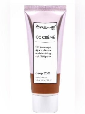 The Crème Shop CC Crème Full Coverage Age Defense SPF 30 Deep 230